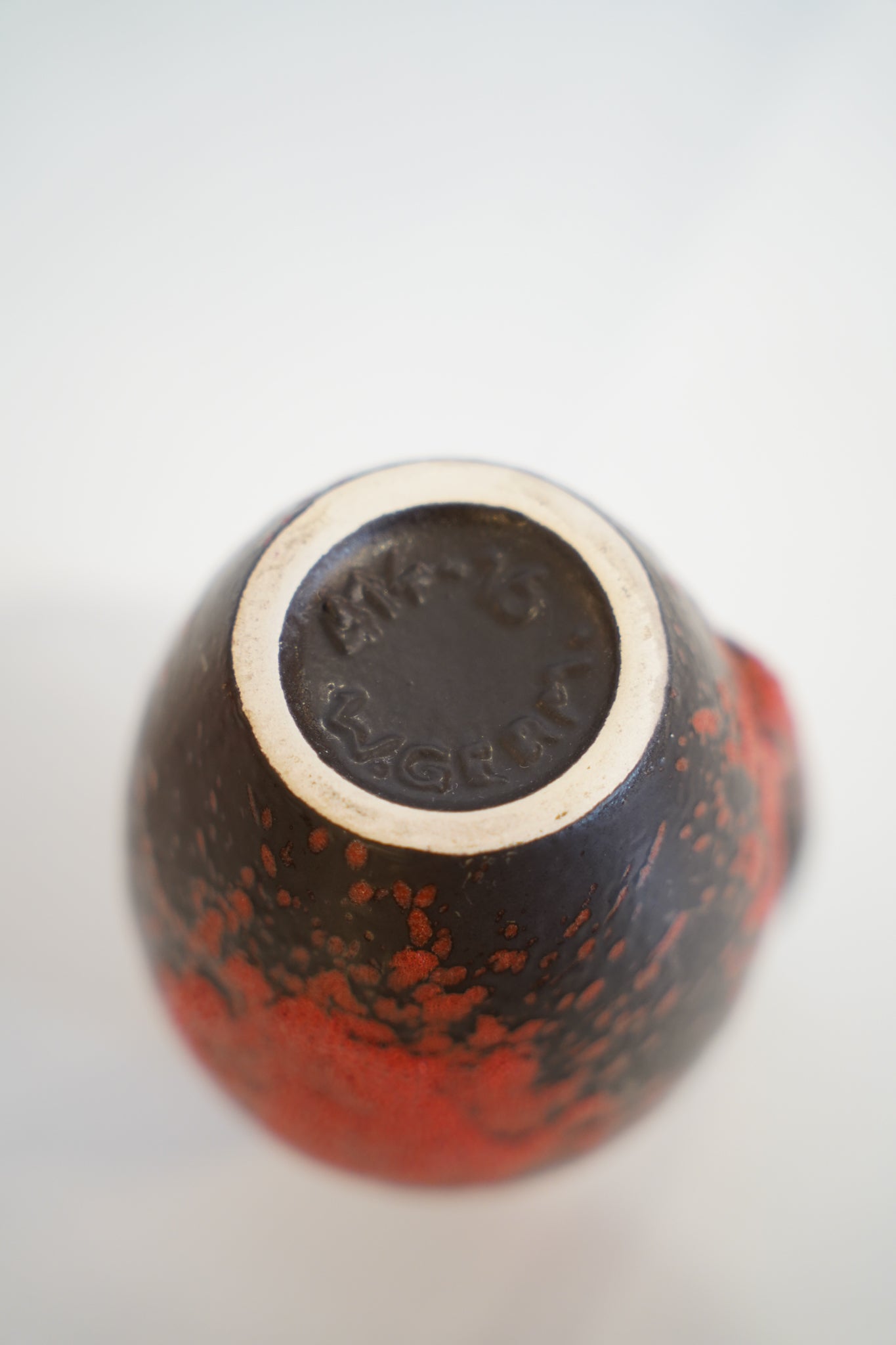Scheurich 414-16 - Fat Lava - セラミックフラワーベース - West Germany - cerote antiques