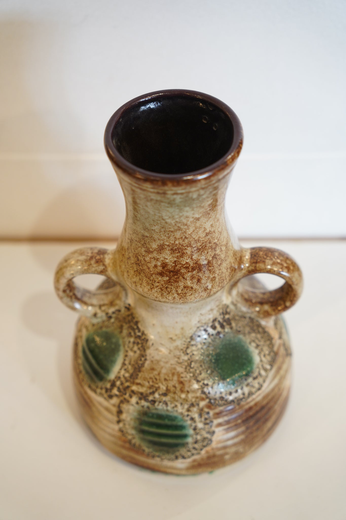 Dümler & Breiden - Fat Lava セラミックフラワーベース - West Germany - cerote antiques