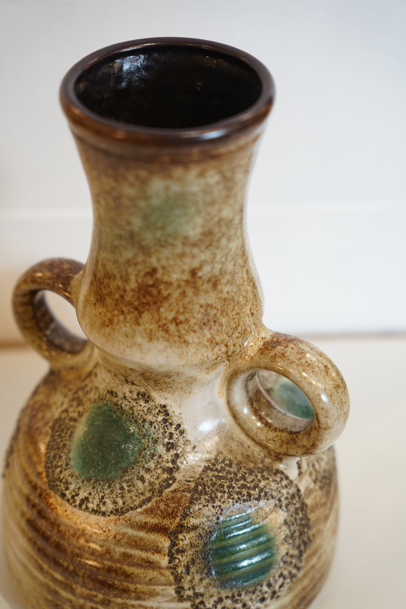 Dümler & Breiden - Fat Lava セラミックフラワーベース - West Germany - cerote antiques