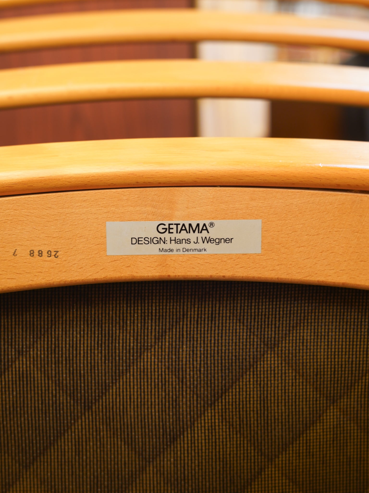 GETAMA , Hans J. Wegner - "GE284" ラウンジチェア - 1988 , Denmark