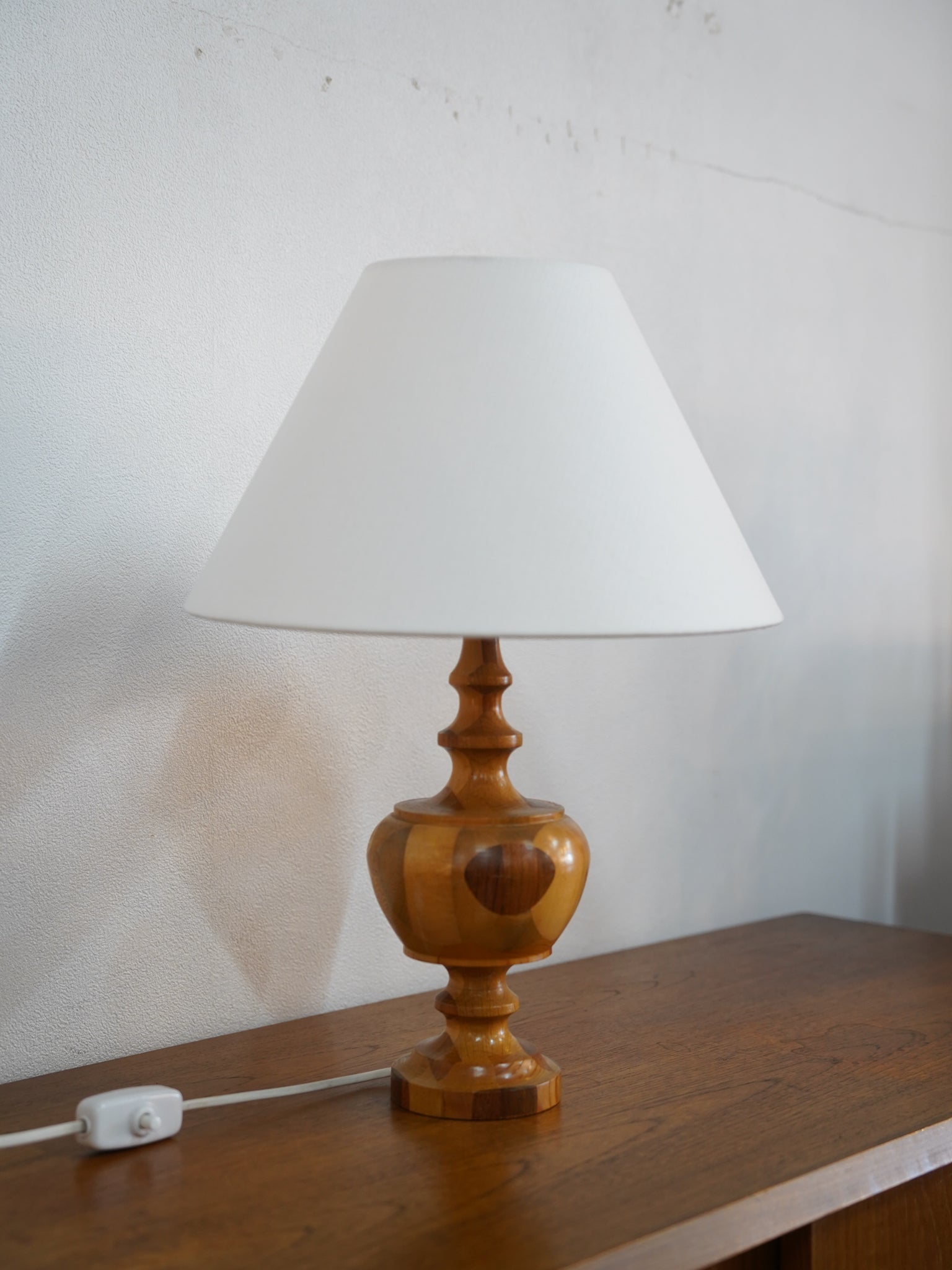 ウッドテ―ブルランプ - 1979's - cerote antiques