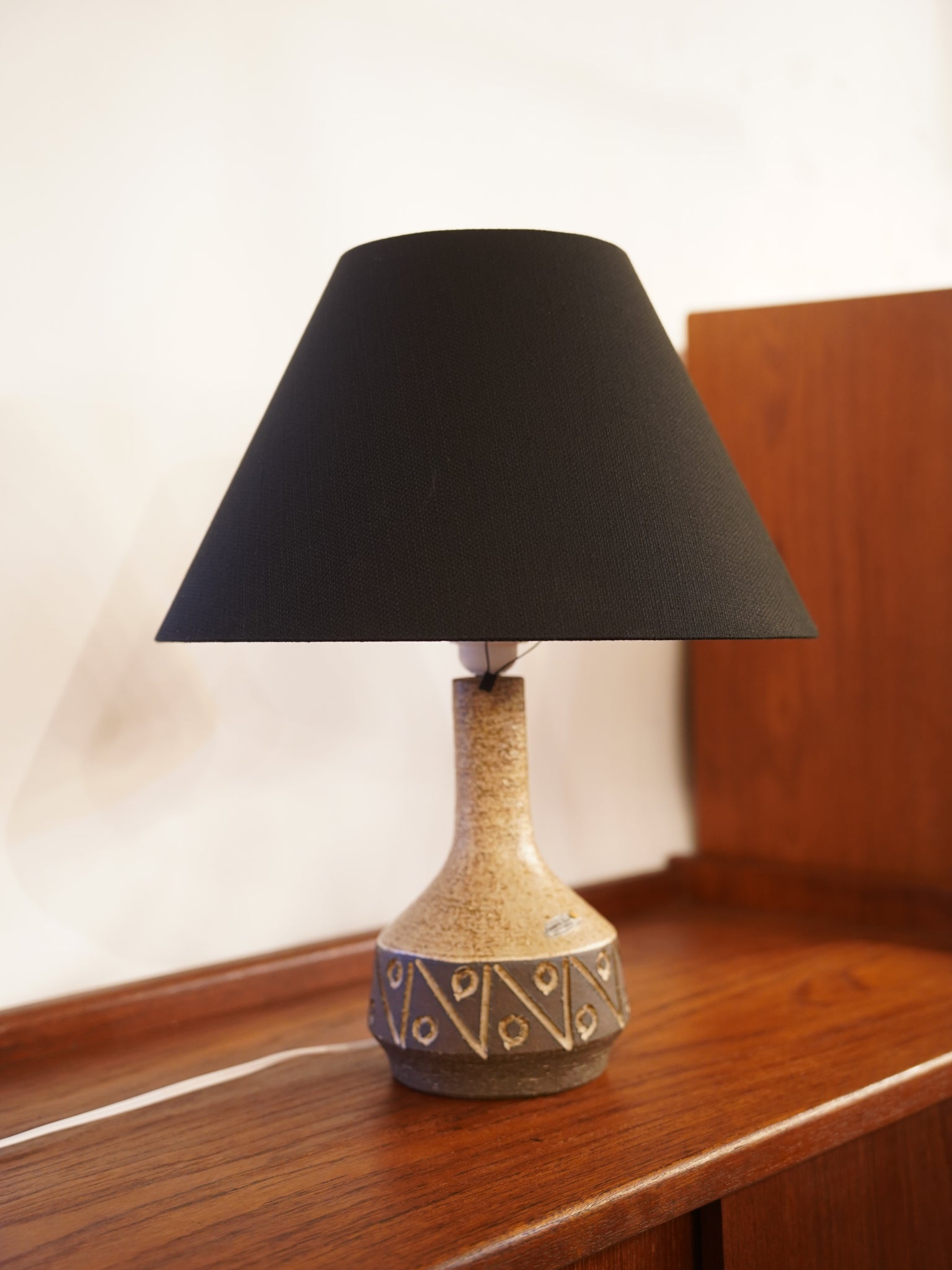 Løvemose - セラミックテーブルランプ - 1960-1970's , Denmark - cerote antiques