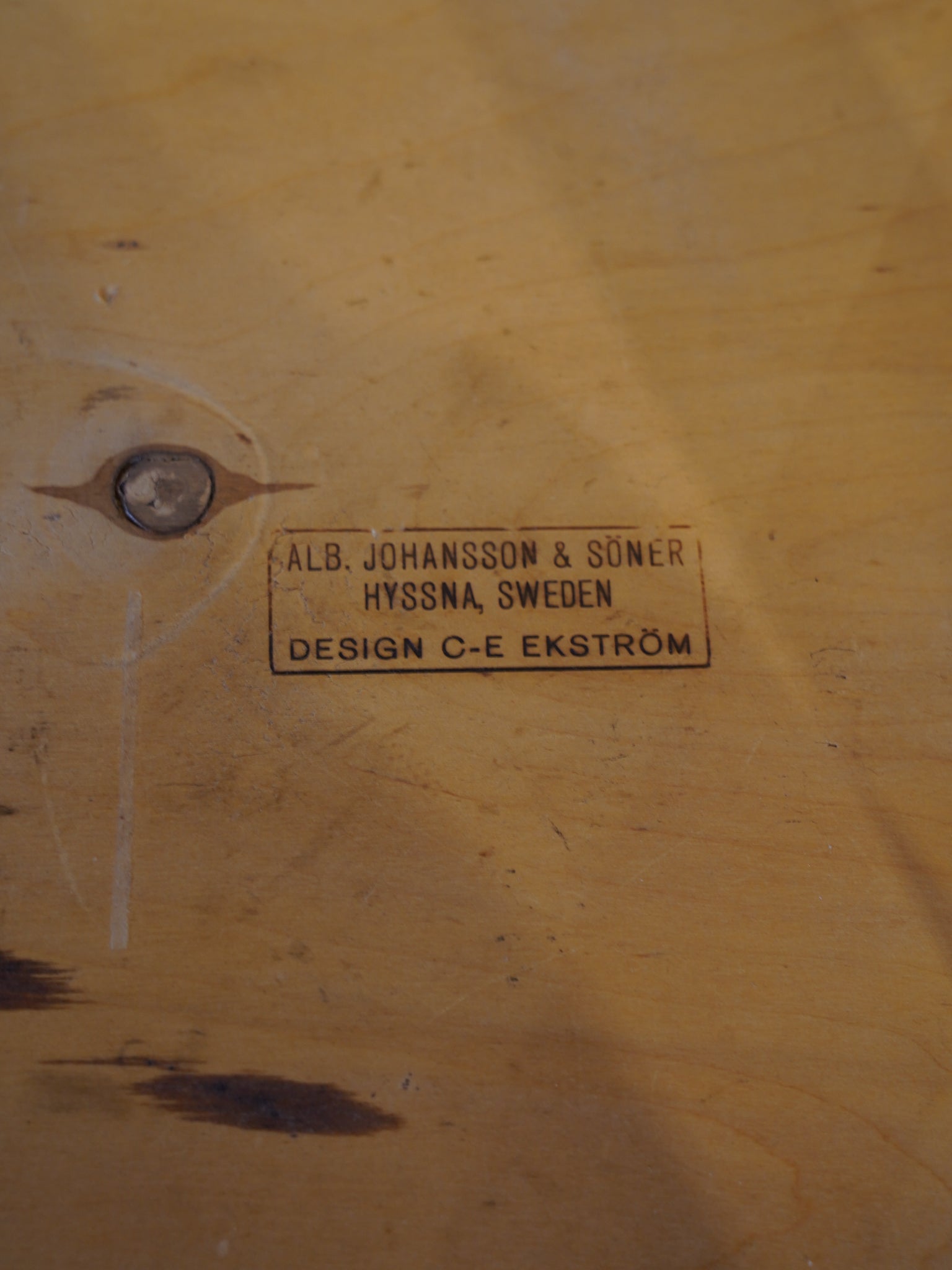 ALB. Johansson & Soner Hyssna , C-E Ekstrom - ウッド ダイニングチェア - 1960's-1970's , Sweden - 大和店