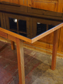 オークウッド ガラストップデスク/コンソールテーブル <br> 大阪店