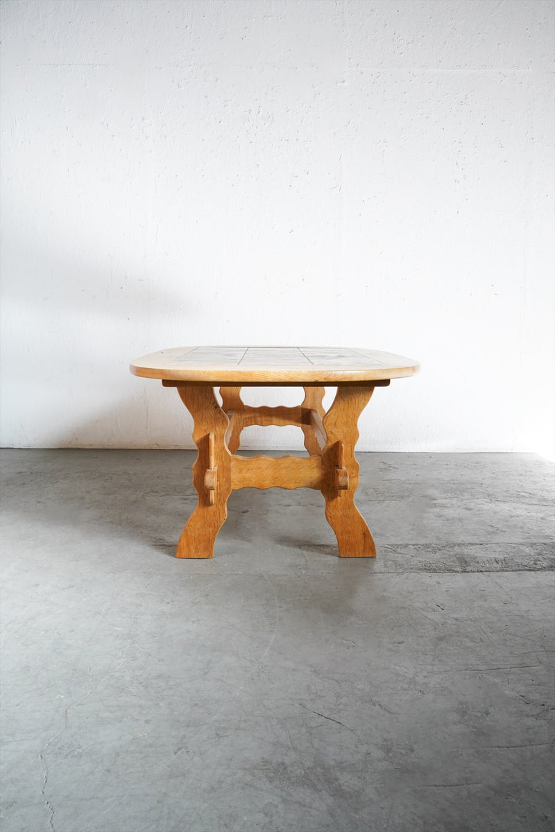 Tile top coffee table/side table vintage<br> Osaka store