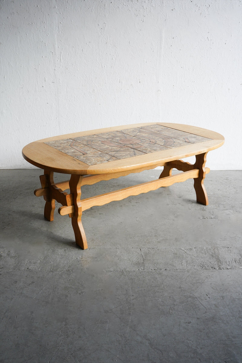Tile top coffee table/side table vintage<br> Osaka store