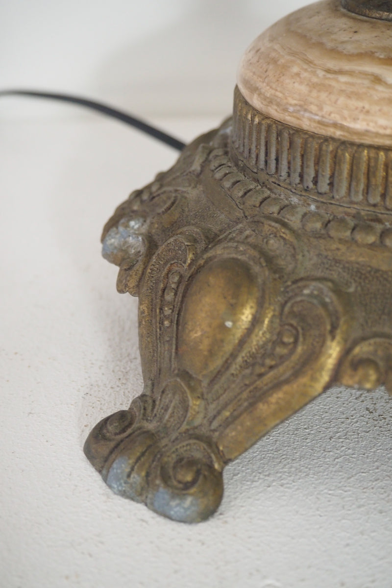 Brass x marble table lamp vintage<br> Sendagaya store
