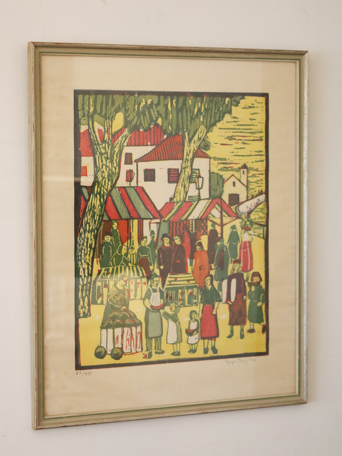 Yngve Berg - Sweden , 1966's - "Marknadsmotiv" ウォールアート
