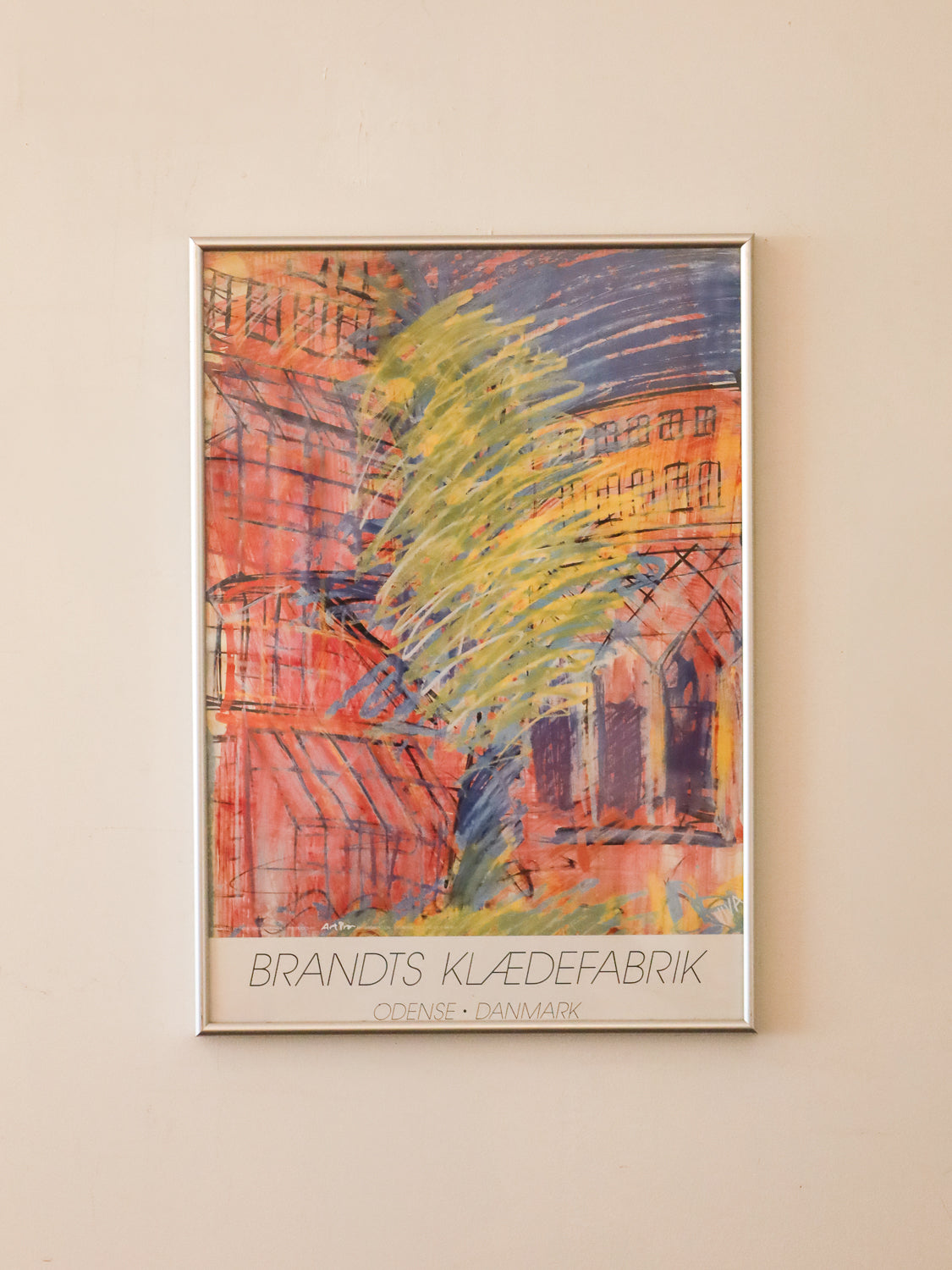 Birger Lindahl - Denmark , 1990's - "Brandts Klædefabrik" ウォールアート