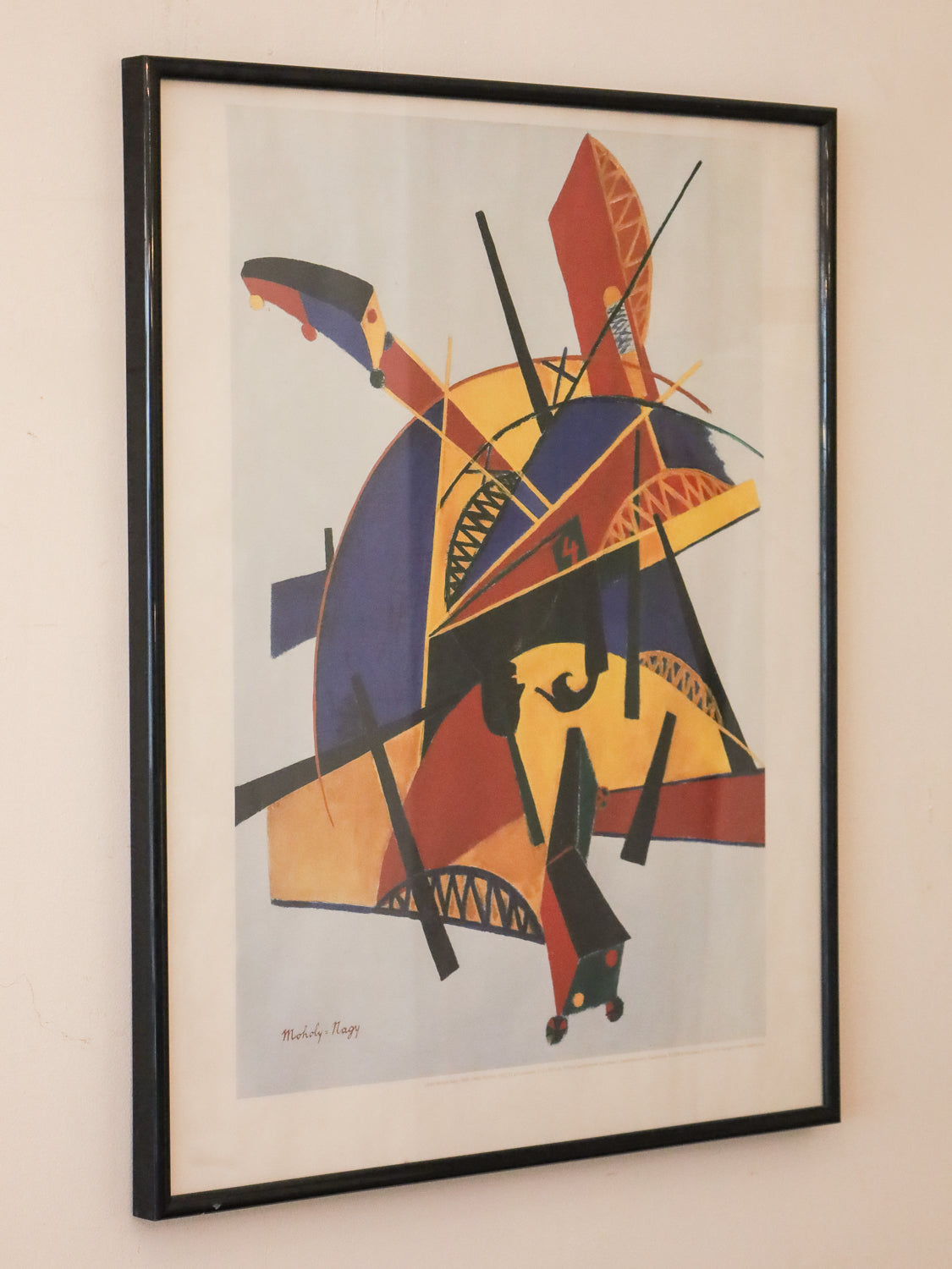 László Moholy-Nagy - Germany , 1920's - "Brücken" ウォールアート
