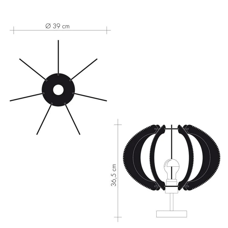 LAFABLIGHT <br> ECHINO<br> Table Lamp - ヴィンテージ SHARK ATTACK