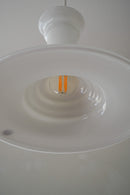 80’s Denmark "Holmegaard"社製 mythos ペンダントランプ Φ27㎝<br>ヴィンテージ <br>大阪店　hold×1 nkmr - ヴィンテージ SHARK ATTACK