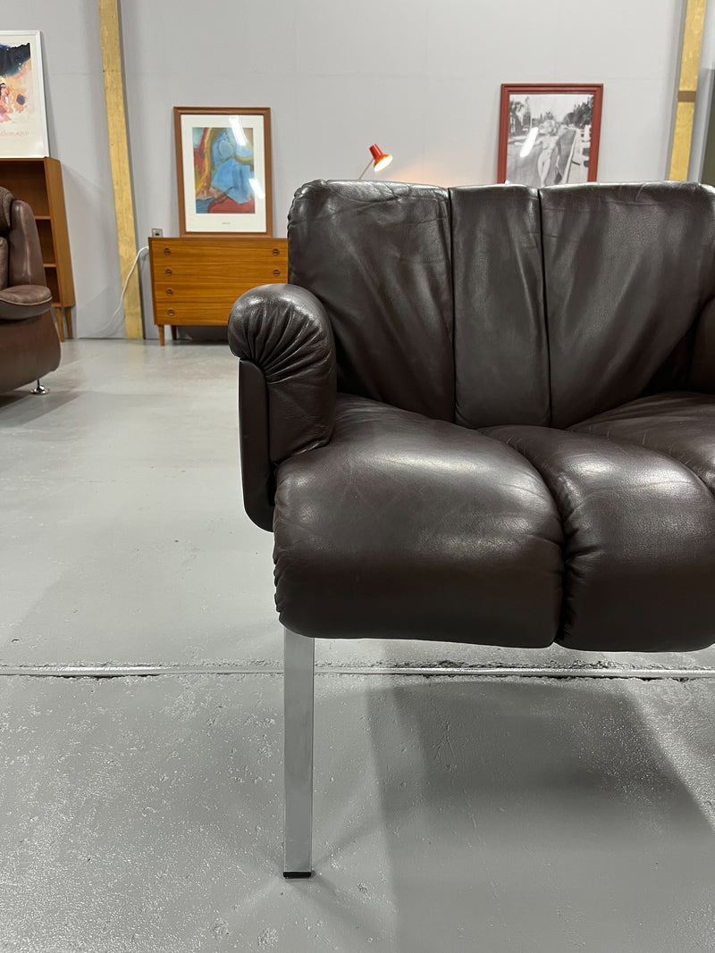 Girsberger, Hans Eichenberger <br>Euro Chair 1200 アームあり <br>ラウンジチェア <br>1960's~1970's , Switzerland <br>cerote antiques - ヴィンテージ SHARK ATTACK