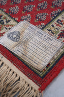 トライバルラグ 61×41.5 (cm) <br>ヴィンテージ<br>大阪店 - ヴィンテージ SHARK ATTACK