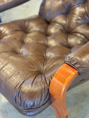 レザー ハイバックラウンジチェア <br>1960's-1970's , Sweden <br>大阪店 - ヴィンテージ SHARK ATTACK