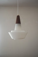 フロストガラスペンダントランプ<br>cerote antiques - ヴィンテージ SHARK ATTACK