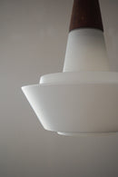 フロストガラスペンダントランプ<br>cerote antiques - ヴィンテージ SHARK ATTACK