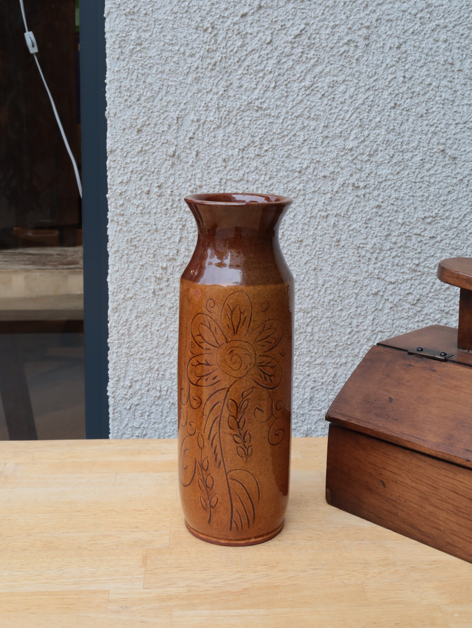 セラミック フラワーベース - cerote antiques