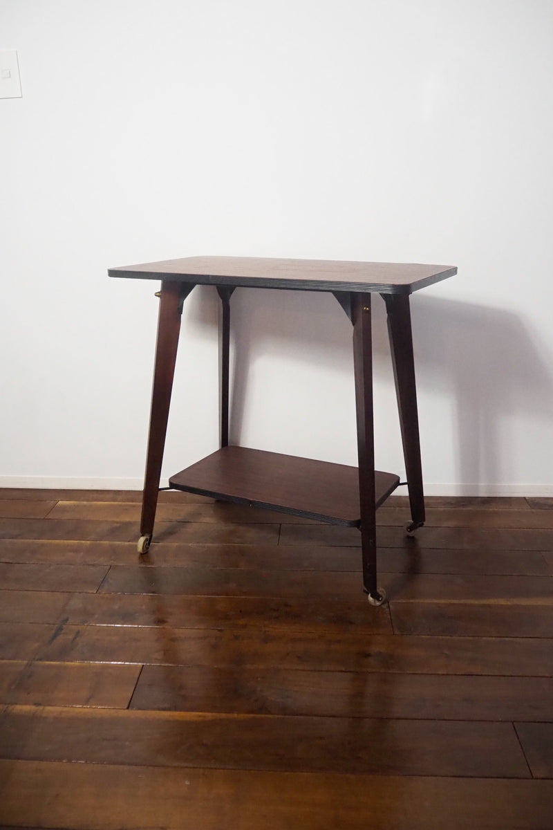 Wood side table/wagon vintage<br> Sendagaya store