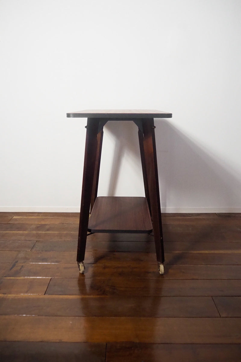 Wood side table/wagon vintage<br> Sendagaya store