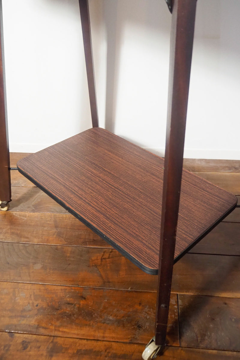 Wood side table/wagon vintage<br> Sendagaya store