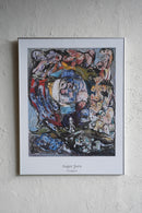 Asger Jorn<br> ヴィンテージ <br> ウォールアート<br> 大阪店 - ヴィンテージ SHARK ATTACK