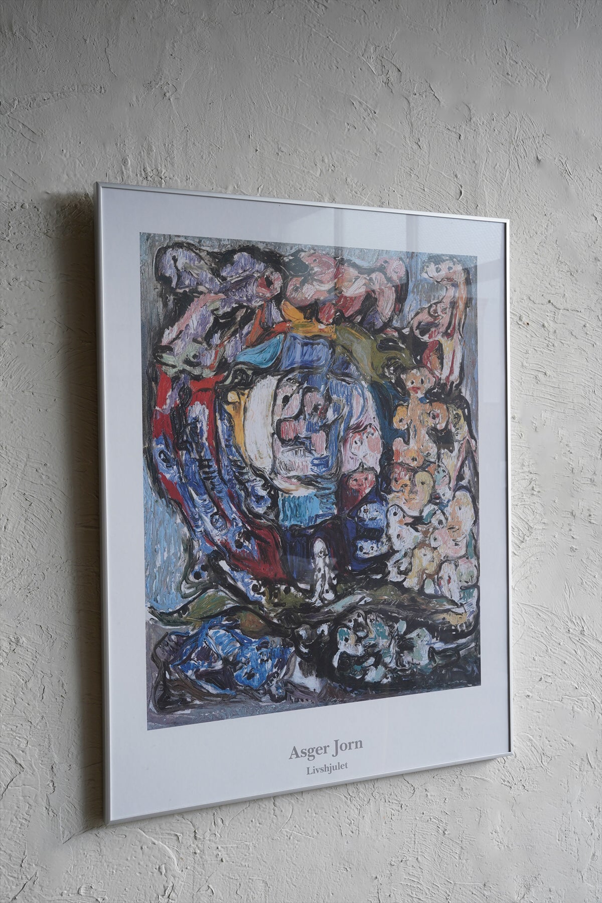 Asger Jorn アートポスター 額装品 Asger Jorn ヴィンテージ ウォールアート 大阪店