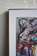 Asger Jorn<br> ヴィンテージ <br> ウォールアート<br> 大阪店 - ヴィンテージ SHARK ATTACK