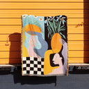 SLOWDOWN STUDIO <br>Moretti Throw (Art by Imogen Crossland - Manchester, UK ) <br>reload店 - ヴィンテージ SHARK ATTACK