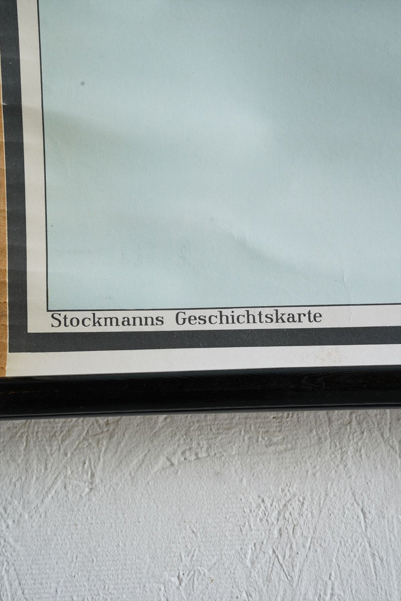 P.Stockmann Bochum ワールドマップ ウォールポスター<br>ヴィンテージ <br> 千駄ヶ谷店