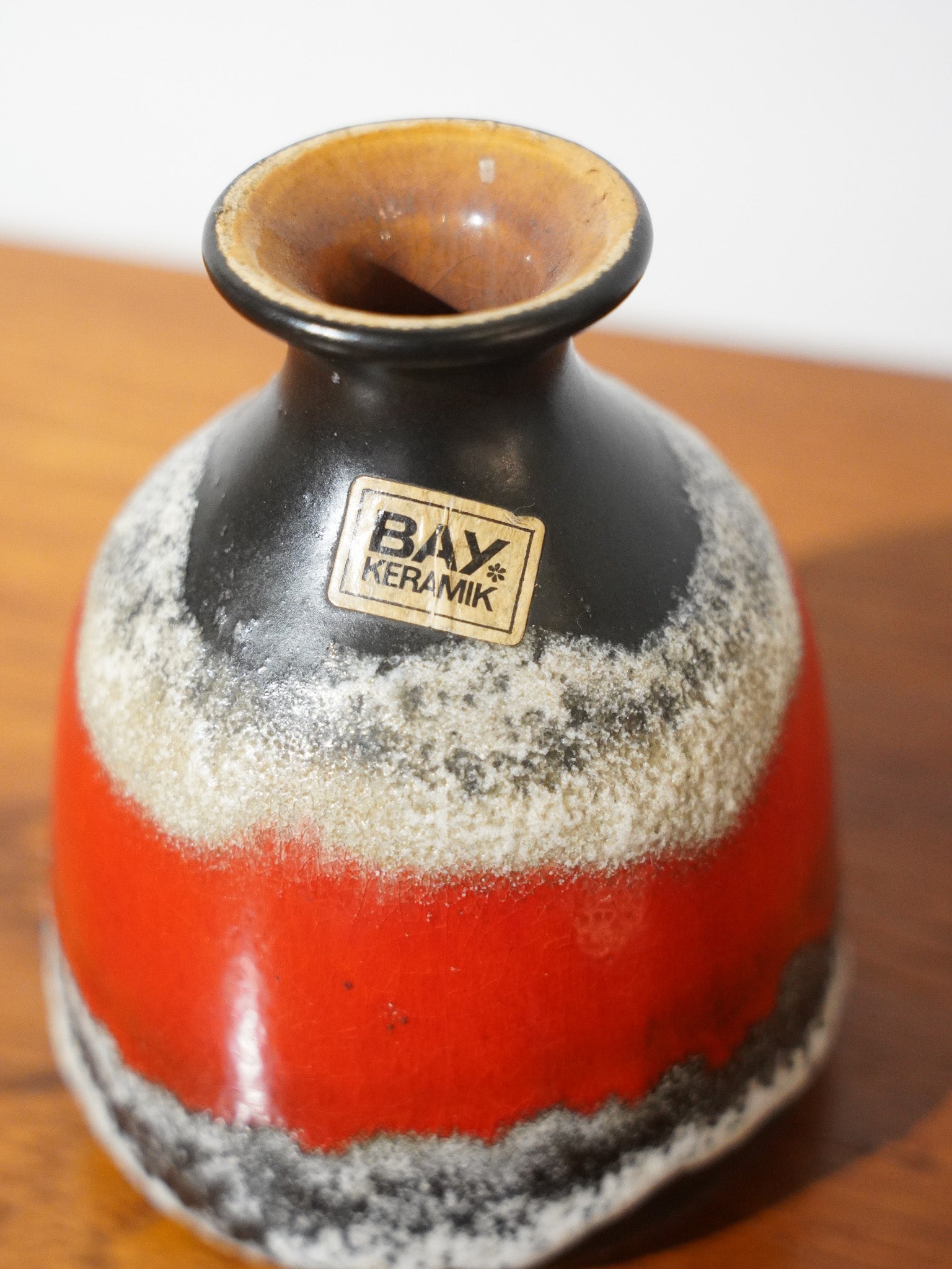 Bay Keramik 66-12 - Fat Lava - セラミック フラワーベース - 1960's-1970's , West Germany