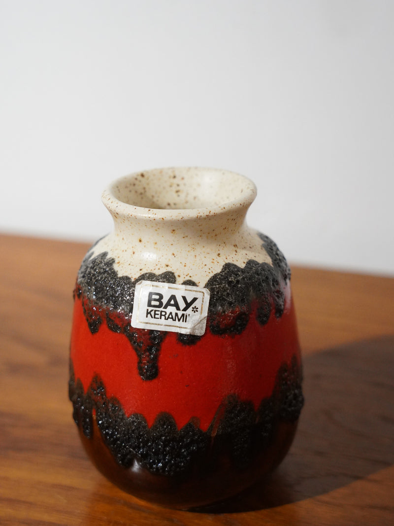 Bay Keramik 70-12 Fat Lava セラミック フラワーベース 1960's-1970's