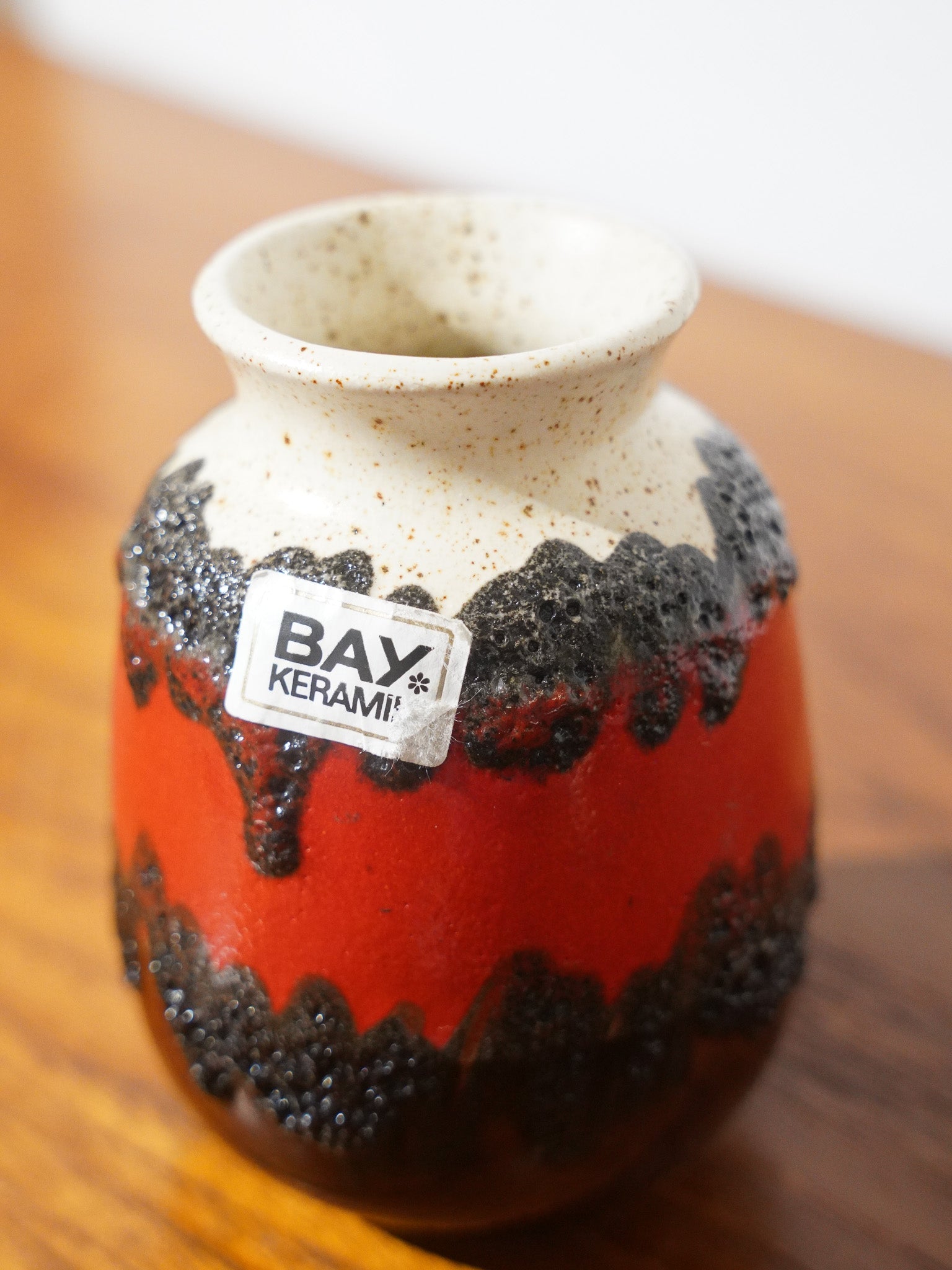 Bay Keramik 70-12 - Fat Lava - セラミック フラワーベース - 1960's-1970's , West Germany - 大阪店