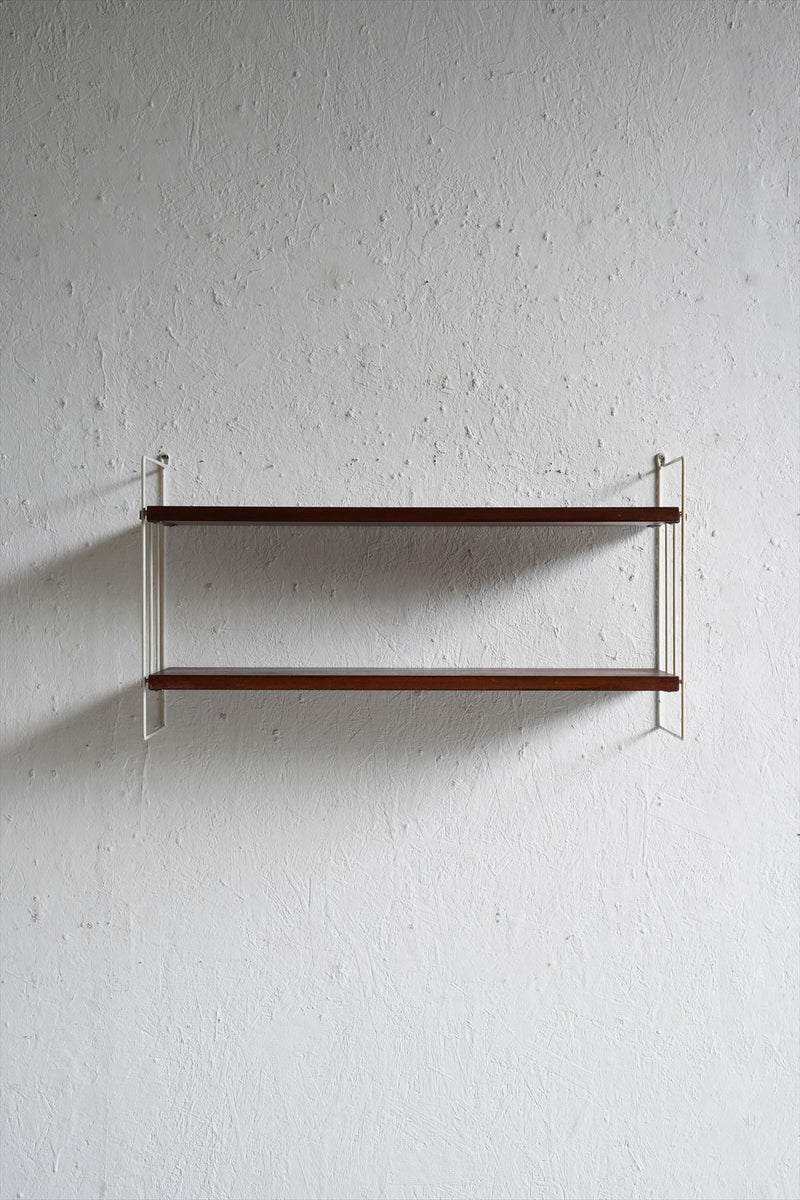 2-tier string shelf (white)<br> vintage<br> Osaka store