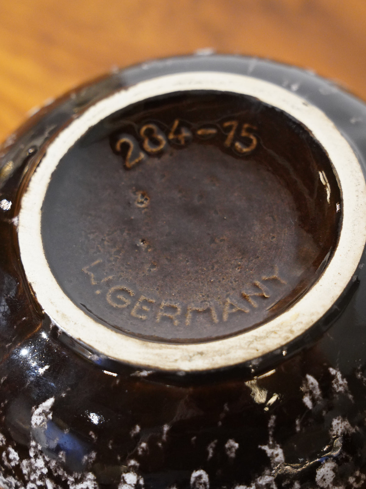 Scheurich284-15 - Fat Lava - セラミック フラワーベース - 1960's-1970's , West Germany