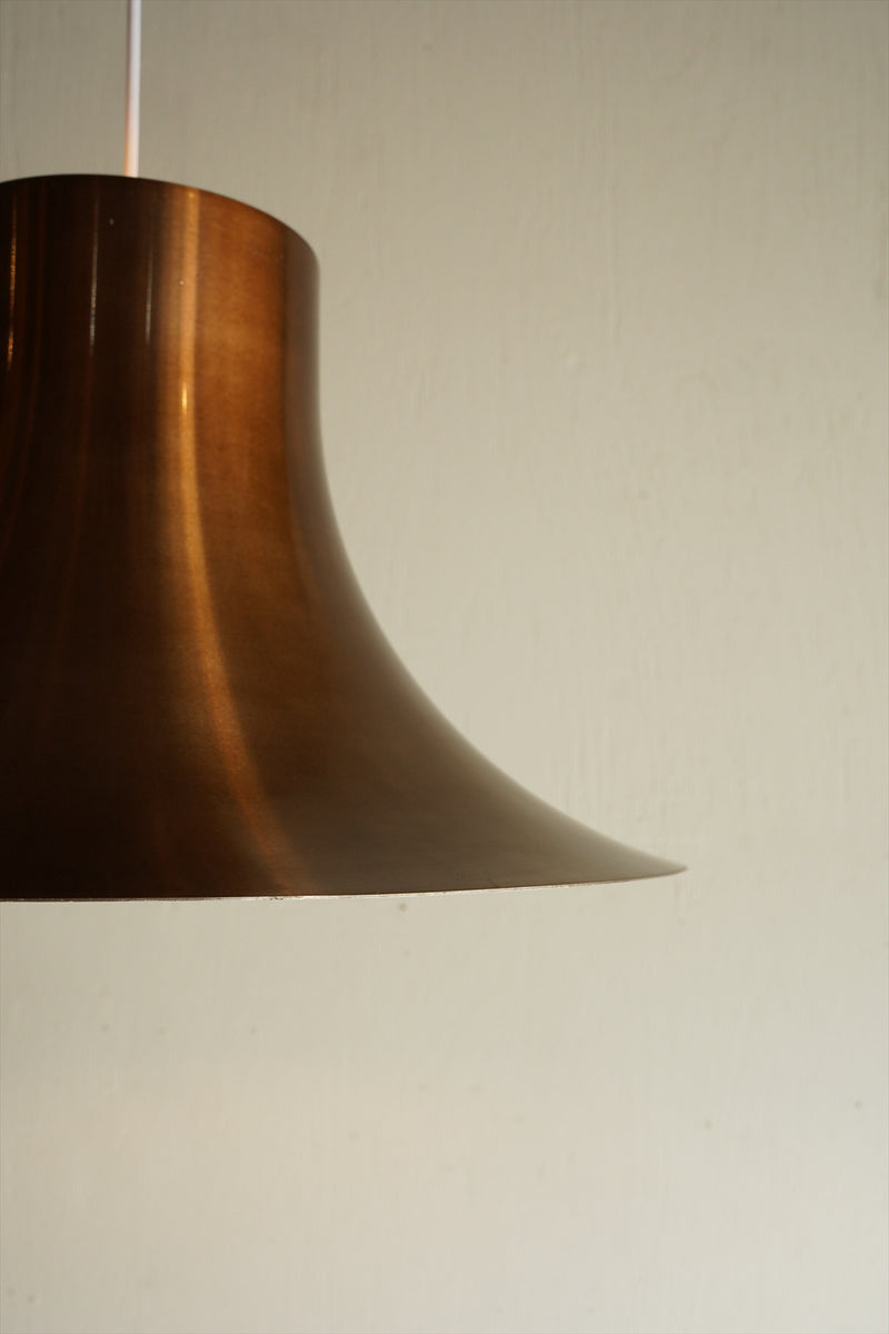 RAAK AMSTERDAM <br>"Ascot" カッパーシェード ペンダントランプ <br>1960's , Netherlands <br>大和店 , 大阪店, cerote antiques - ヴィンテージ SHARK ATTACK