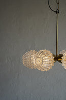 ６灯デザインガラスシャンデリア<br>1960’s , Czechoslovakia<br>大阪店 - ヴィンテージ SHARK ATTACK