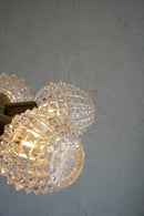 ６灯デザインガラスシャンデリア<br>1960’s , Czechoslovakia<br>大阪店 - ヴィンテージ SHARK ATTACK