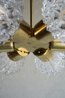 ６灯デザインガラスシャンデリア<br>1960’s , Czechoslovakia<br>大阪店 - ヴィンテージ SHARK ATTACK