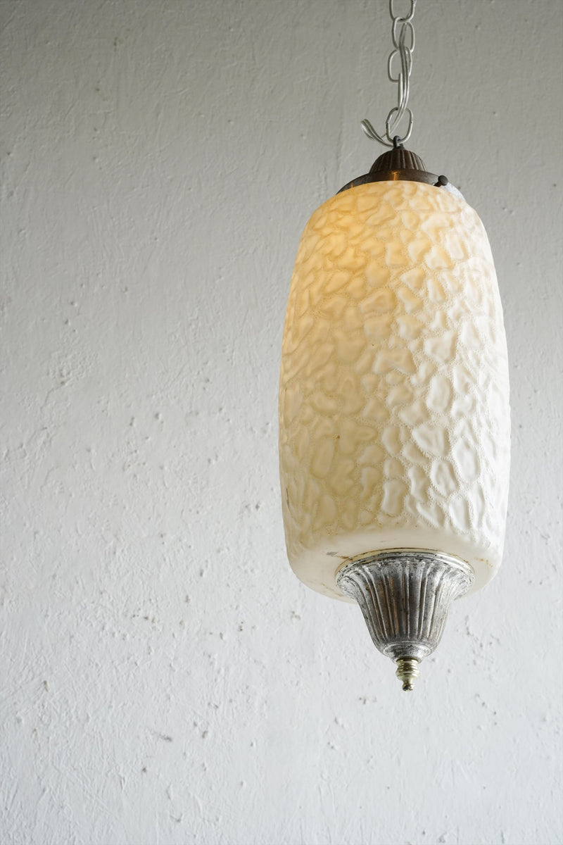 Frosted Glass Pendant Lamp Vintage Osaka Store