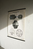 ドイツ　テクニカルウォールチャート<br>ヴィンテージ <br> 大阪店 - ヴィンテージ SHARK ATTACK