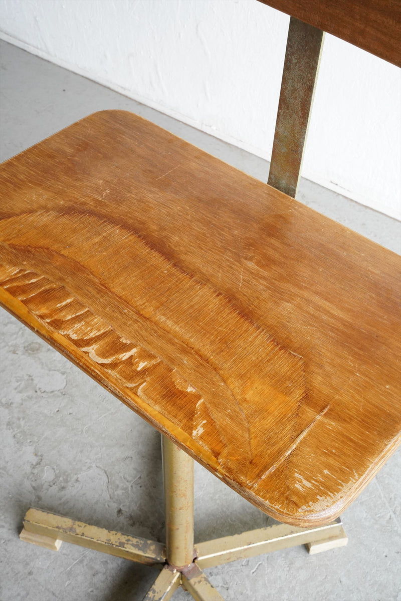 vintage<br> Wood x Iron High Chair Osaka Store