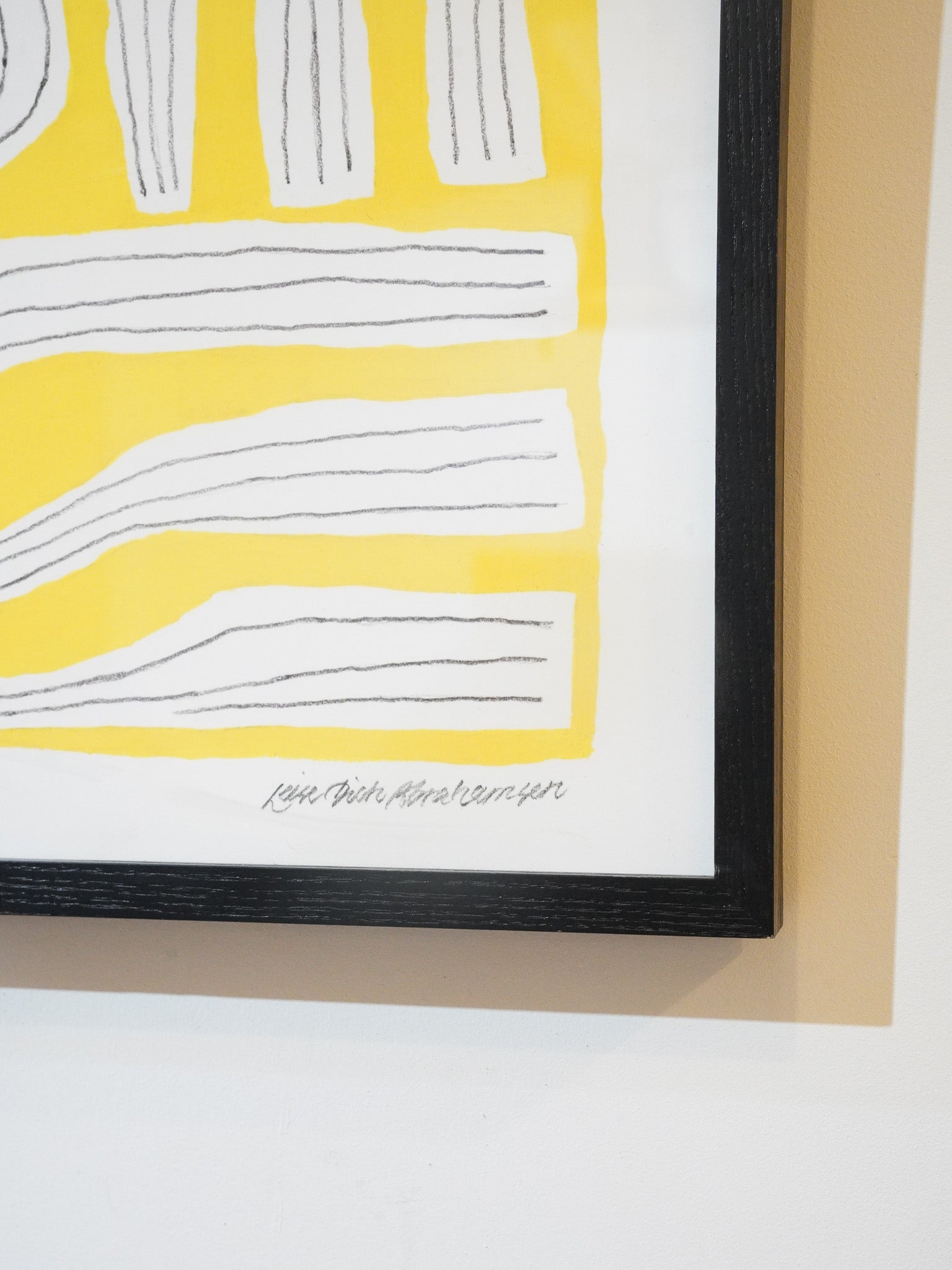 The poster club , Leise Dich Abrahamsen - "Sunny Intentions" 30×40 - Denmark