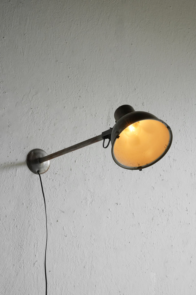Industrial bracket light made in Czechoslovakia Vintage Sendagaya store/Osaka store