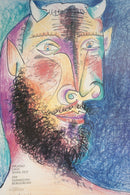 Pablo Picasso「Head of a Faun」<br>ウォールアート<br>Spain<br>大阪店 - ヴィンテージ SHARK ATTACK