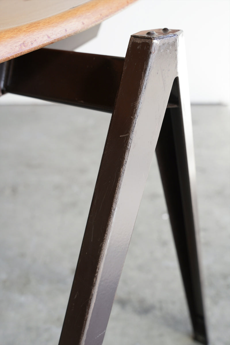 GALVANITAS <br>S-22 コンパスチェア <br>1960’s , Netherlands <br>大和店・大阪店・cerote antiques・TAMAGAWA BASE ・ bob's box - ヴィンテージ SHARK ATTACK