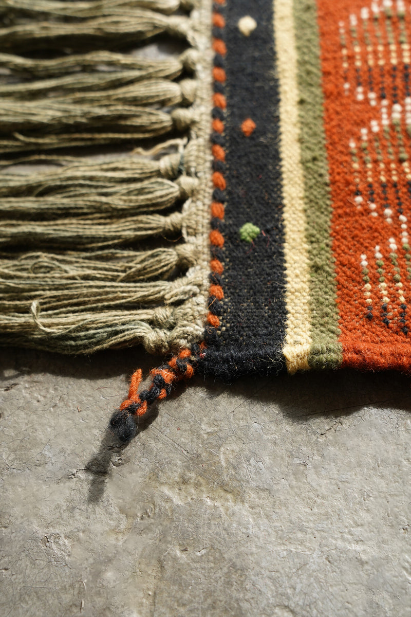 キリムラグ 154×80.5(cm) <br>大阪店 - ヴィンテージ SHARK ATTACK