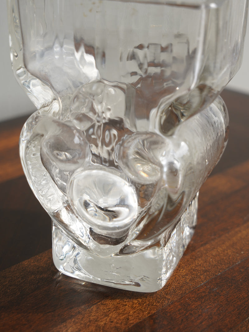 Magnor Glassverk , Finn Scholl <br>Heart Vase ガラス フラワーベース <br> Norway <br>大阪店 - ヴィンテージ SHARK ATTACK