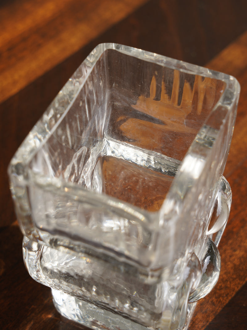 Magnor Glassverk , Finn Scholl <br>Heart Vase ガラス フラワーベース <br> Norway <br>大阪店 - ヴィンテージ SHARK ATTACK