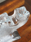 Nybro Glasbruk <br>ガラス キャンドルスタンド <br>Sweden <br>大阪店 - ヴィンテージ SHARK ATTACK